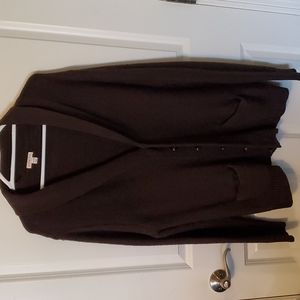 Merona Button Up Sweater Brown Xl